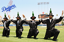 The Amazing Bottle Dancers at Los Angeles Dodger Jewish Community Day