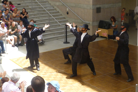 The Amazing Bottle Dancers at The Skirball Cultural Center's Family Amphitheater - Summer 2013 