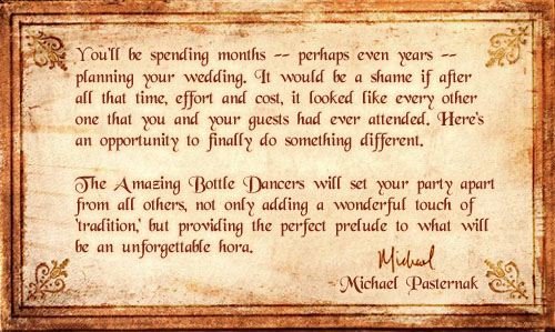 Michael's Wedding Message